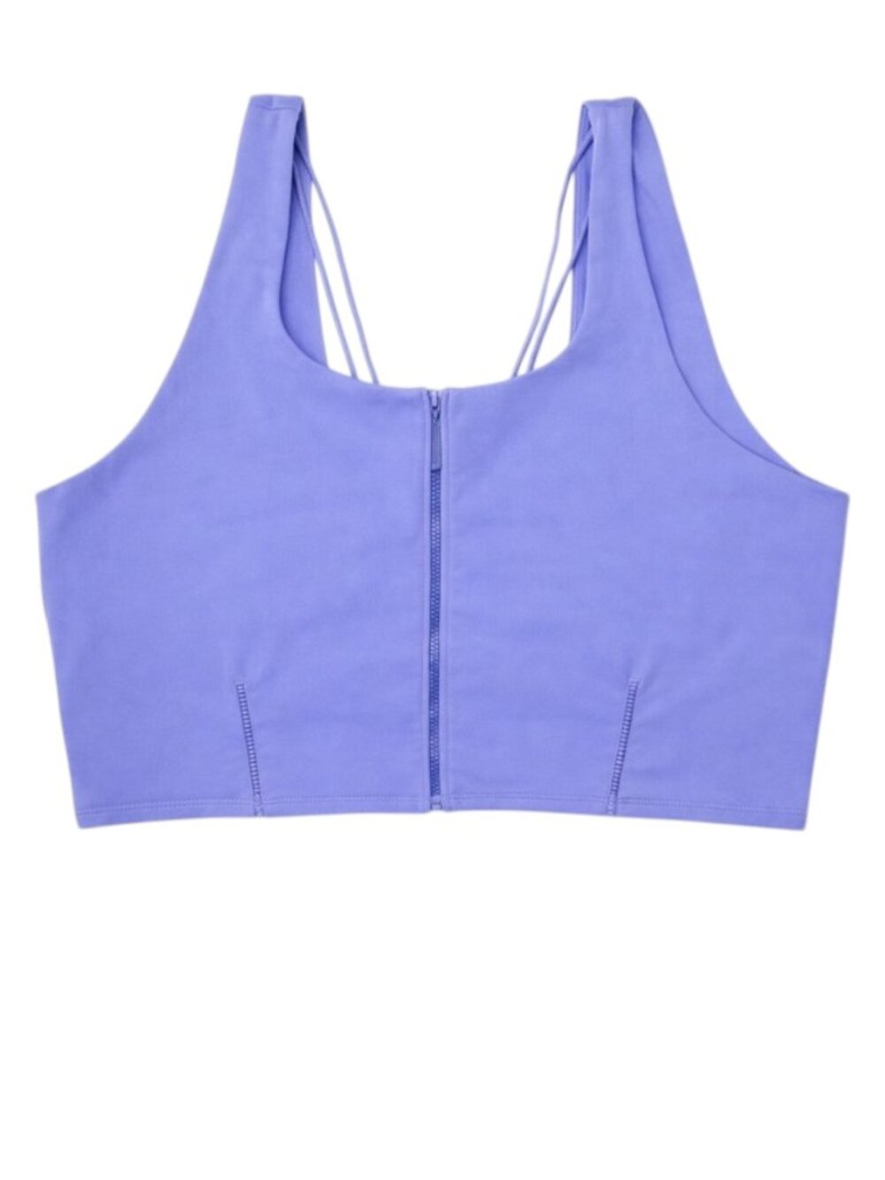 NIKE Yoga Luxe Dri-Fit Infinalon Athletic Crop Top - Size Large